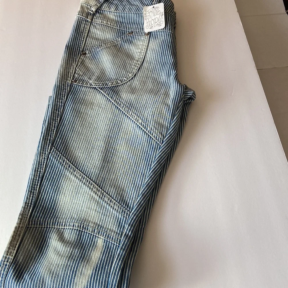 New Free People striped Jeans - Picture 4 of 11
